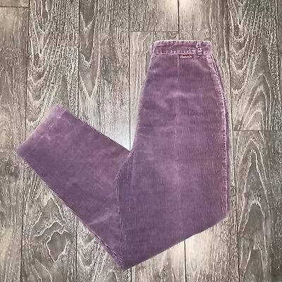 Vintage Chemin De Fer Pants (Purple Corduroy) Size 24X28 RARE • $130