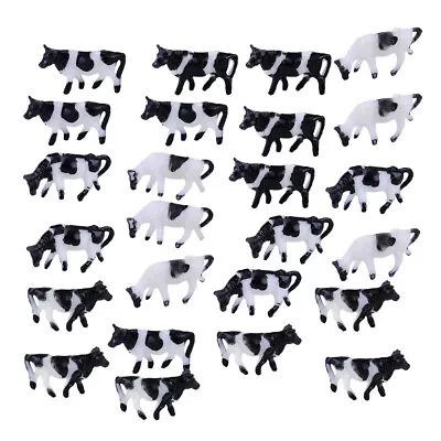 25X Scale Model Farm Animal Figures 1/150 Cows Fit For Train Building Layout & • £7.60