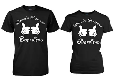 $11.95 • Buy Greatest Boyfriend Girlfriend Couple Matching Shirts Love Vacation Anniversary