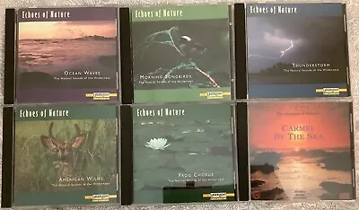 6cd Lot Echoes Of Nature New Age Meditation Ocean Songbirds Thunderstorms Wilds • $10