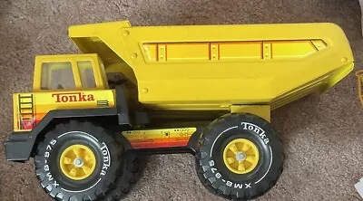 Vintage Tonka Turbo Diesel Mighty Dump Truck / Tipper 3901 1984 Metal - VGC • £39.99