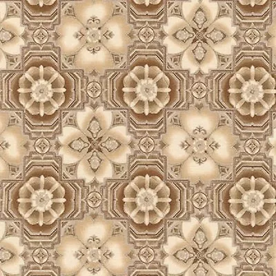 Kaufman Fabric - La Scala 7 Metallic Quilt Fabric 16479-14 Natural - By The Yard • $9.75