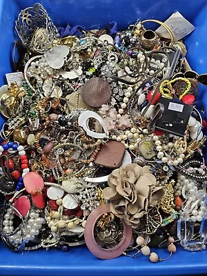 2 Lb Junk Scrap Broken Jewelry Lot Junk Craft Re-Purpose • $27.55