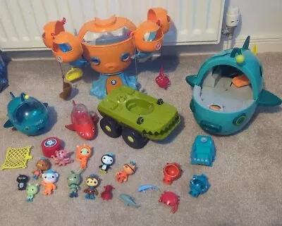 Octonauts Bundle. Gups And Figures. Midnight Zone Gup A. Octopod. Toys. Robot • £10.50