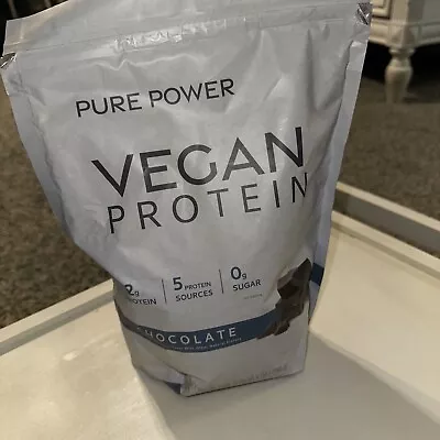 Dr. Mercola Pure Power Vegan Protein Chocolate  12g Proteins Exp 10/24 26.4oz • $19.99