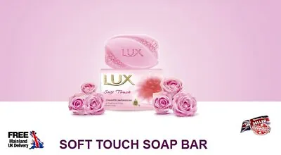 £1.99 • Buy Lux Soft Touch Soap Bar With Floral Fusion French Rose Oil 85g Uk Seller