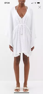 Melissa Odabash Kaftan White Cotton One Size  • £40