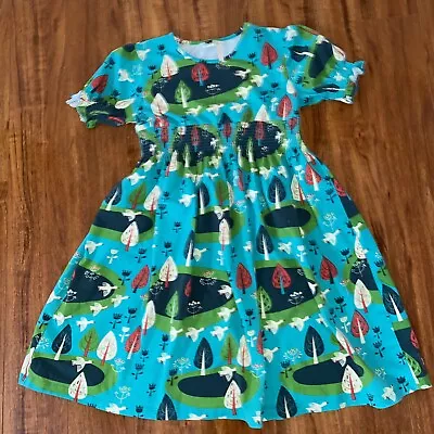 Matilda Jane Character Counts Girls Green Summer School Dress 12 • $19.99