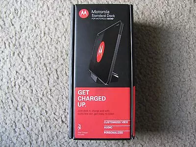 GENUINE Motorola Standard Dock For MOTOROLA XOOM 89444N Brand New  • $36.98