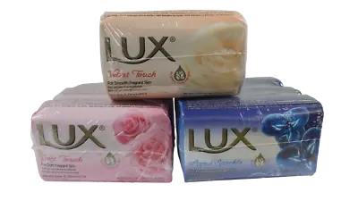 £7.99 • Buy 6 X Pack Of Soaps Bath Anti Perspiration Hygiene Scented LUX Soap 80g Each Bar
