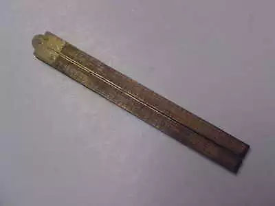 Old / Vintage Lufkin No. 780 Wood And Metal Folding   24” Ruler Made In U.S.A. • $25