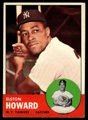 1963 Topps Elston Howard New York Yankees #60 • $5