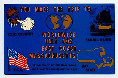 £1.94 • Buy Nice Used QSL Radio Card From East Coast Massachusetts