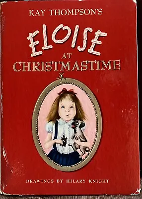 Eloise At Christmastime Book. Kay Thompson 1958 HC First Printing NO Jacket • $24