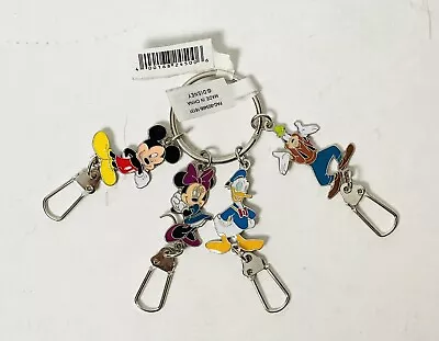 Disney Parks Mickey & Minnie Mouse Donald Goofy Keychain Charms • $12.66
