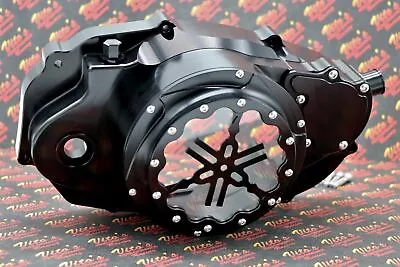 Billet Aluminum Yamaha Banshee Lock Up CLUTCH COVER Clear Window BLACK + LOGO • $379.99