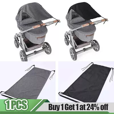 Universal Baby Stroller Pushchair Pram Sun Shade Sunshield Buggy Cover Canopy • £4.53
