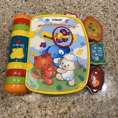 Vtech Rhyme And Discover Story Book Electronic Light Up Books Educational Works • $9.99