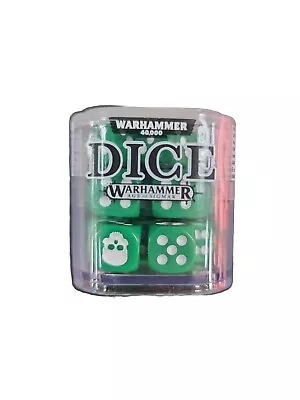 Citadel 12mm Dice Set New Warhammer 40k Citadel 40000 Games Workshop - GREEN • £7.99