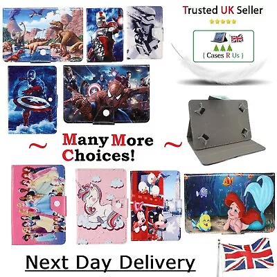 7  8  9.7  10 Inch Kids Case Cover PU Leather For Android Tablet PC New Stand Up • £15.99