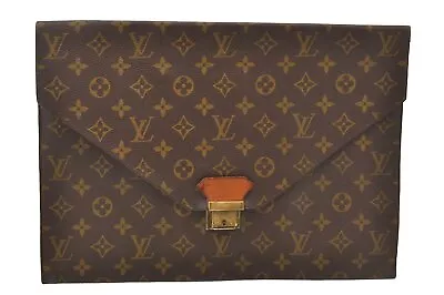 Authentic Louis Vuitton Monogram Poche Plate Documents Case M53522 LV 8898I • $210