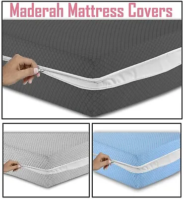 £11.50 • Buy ANTI BED BUG Zipped Mattress Cover Protector Total Encasement Double & King Size
