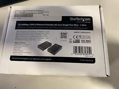 StarTech.com 10/100 Mbps VDSL2 HUBS110VDSLEXT2 Ethernet Extender Phone Line Kit • $149.95