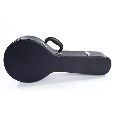 Glarry Prefessional Hardshell A-Style Pattern Leather Wood Mandolin Hard Case • $52.98