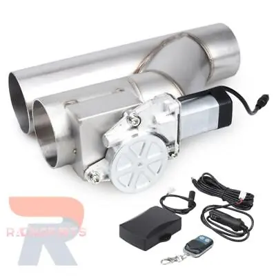 2.5'' 63mm Electric Exhaust Downpipe Cutout E-Cut Out Dual Valve Remote Control • $62.99