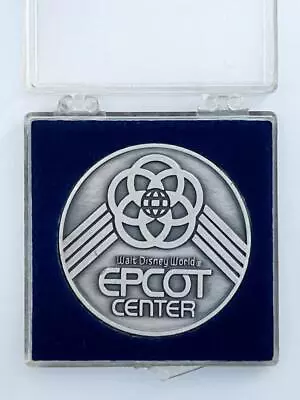 1982 Epcot Center Pewter Medallion Coin Souvenir Grand Opening Walt Disney World • $32