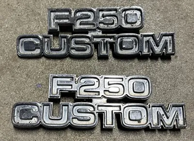 1973 1979 1977 Ford F250 Custom Emblems Original OEM D7TB-16702 Truck Supercab • $28.98