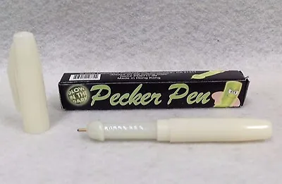 Glow In Dark Pecker Pen Pride Birthday Bachelorette Novelty Retro May Not Write • $9.09