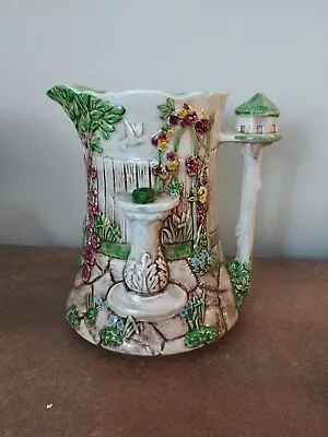 Vintage Falcon Ware [Sylvac] Dove Cote Jug Hand Painted Garden Jug 455 • £17.95