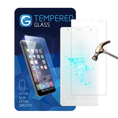$7.99 • Buy For Xperia XZ 2 Tempered Glass Screen Protector Hard Guard For Sony Xperia XZ 2