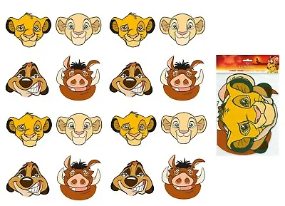 Disney Lion King Birthday Halloween Party Supplies Paper Masks - 16 Count • $11.99