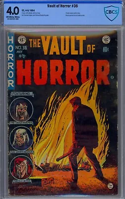 Vault Of Horror #36 Cbcs 4.0 Classic Opium Addict Story Pre-code Horror Not Cgc • $303.99