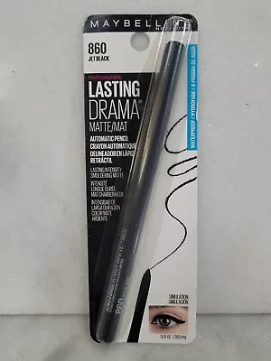 Maybelline Lasting Drama Matte Eyeliner Makeup 860 Jet Black • $7.69