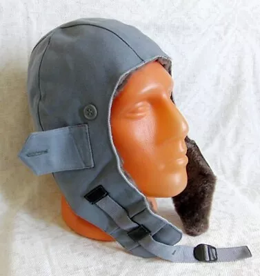 Russian GRU Spetsnaz MABUTA ARCTIKA Sheepskin Jump Helmet Cap Hat Size 56 M- L • $43.58