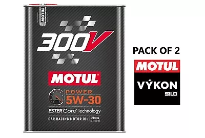 Motul® 300v Power 5w-30 Racing Engine Oil 2 X 2 Liter * 110814 • $82.02