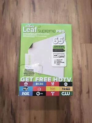 Mohu Leaf Supreme Pro Indoor HDTV Antenna With Signal Indicator • $39.95