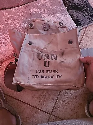 $8 • Buy Usn Us Navy Gas Mask Nd Mark Iv Bag