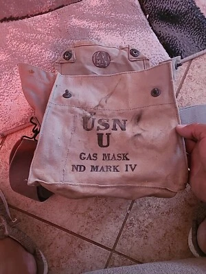 $8 • Buy Usn Us Navy Gas Mask Nd Mark Iv Bag