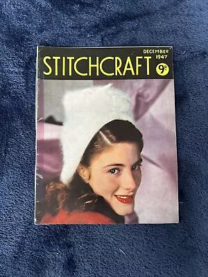 Rare Vintage Stitchcraft December 1947 Original Magazine Booklet Needlework • £5.99