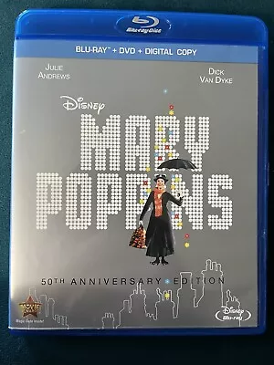 Mary Poppins (50th Anniversary) (Blu-ray 1964 2-Disc Set No Digital Copy) • $4.61