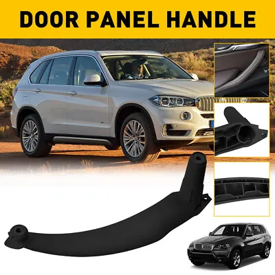 $11.99 • Buy Black Interior Front/Rear Right Door Handle Pull Cover For BMW E70 X5 2007-2014