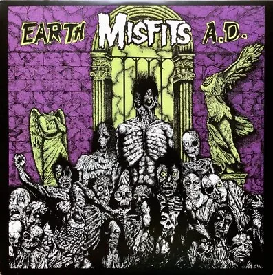 MISFITS Earth A.D./Wolfs Blood LP HORROR PUNK ROCK Hardcore REISSUE Black Vinyl • $35.99