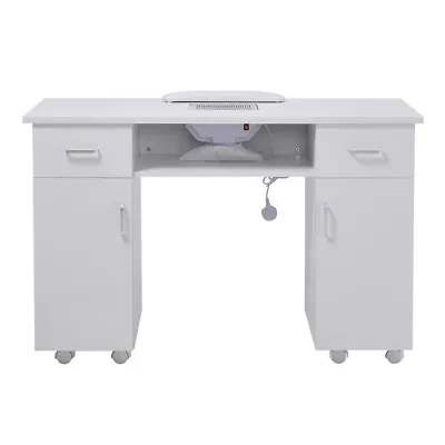 Professional Nail Technician Table Manicure Desk Beauty Tattoo Salon Workstation • £169.95