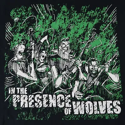 $15 • Buy In The Presence Of Wolves Music Tshirt Band Tee Black Size Large
