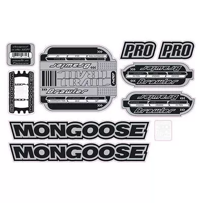 Mongoose - 2004 Brawler - Decal Set - Old School Bmx • $88