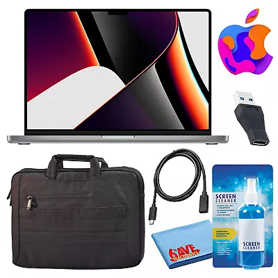 Apple MacBook Pro 16  Laptop (2021 M1 Pro 512GB/1TB Space Gray) + Carry Bag • $1744.95